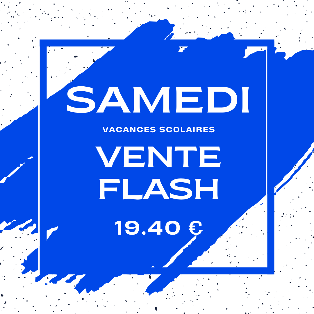 Vente flash samedi